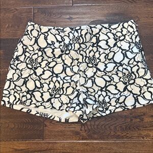 NWT Express Floral Black and White Women's Shorts
